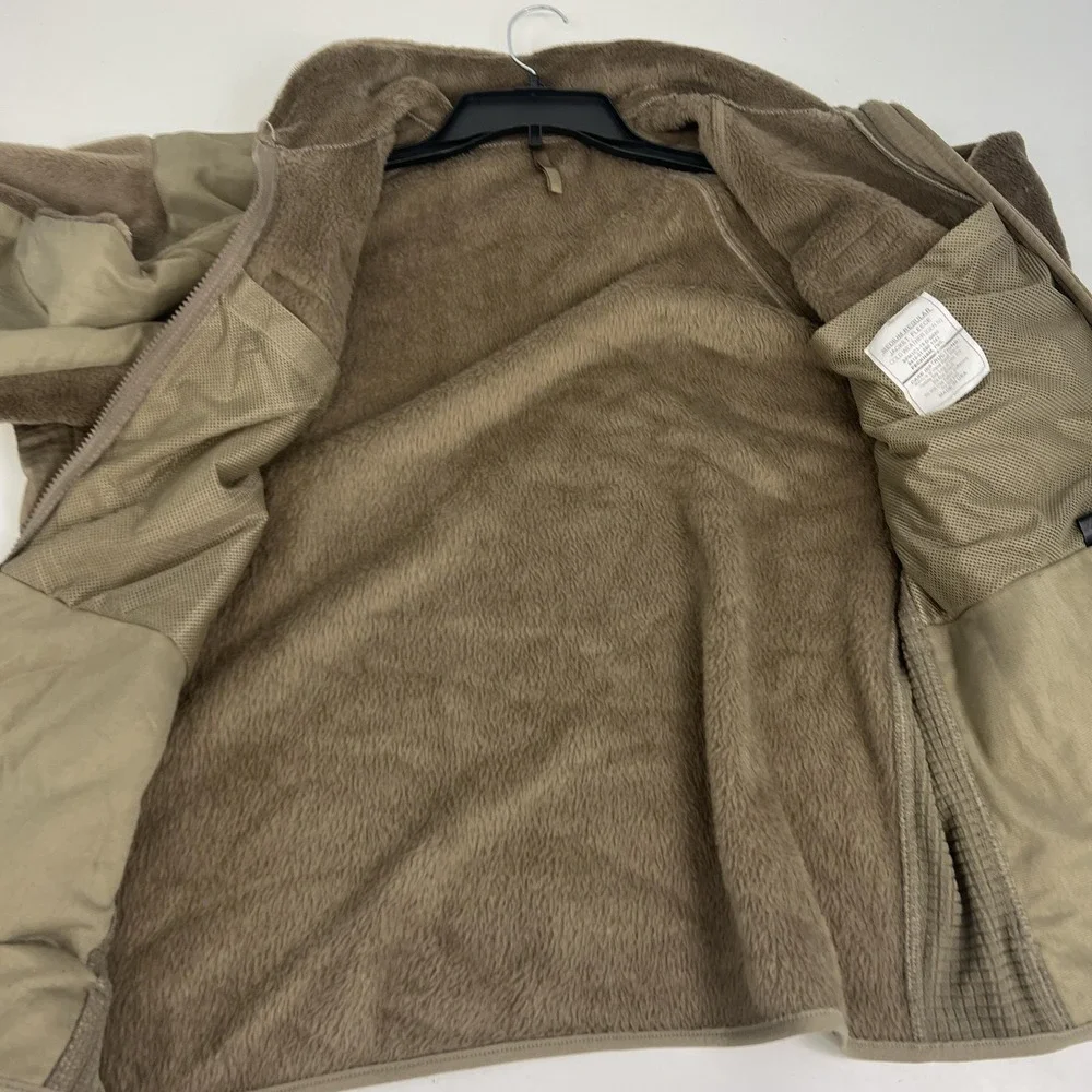 Peckham Polartec Jacket Mens M‎ Brown Fleece Cold Weather GEN III Military USA